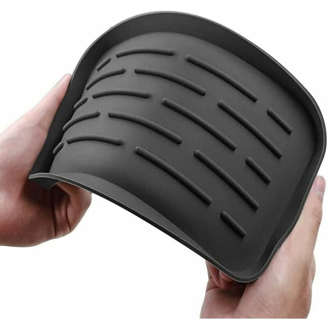 Silicone Draining Mat - Sink Organizer For Sponges, Brushes, Soap, Wine Glass Dry Mat, Non-Slip Sponge/Sink Holder.