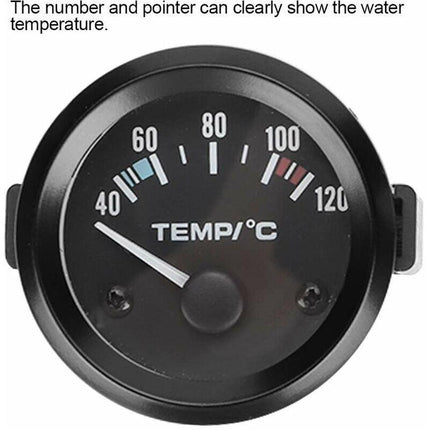 Car Water Temperature Gauge Car Water Temperature Gauge Meter Water Temp Meter 2Inch 52Mm.