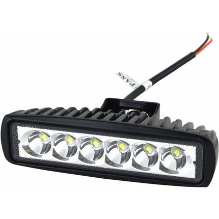 2 X 6" 18W LED Work Light Bar Spot Off ROad Truck Suv 4Wd Driving Fog Lamps(2X18 Fgb-Spot).