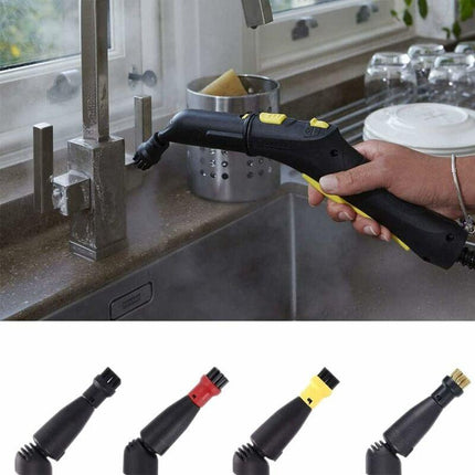 4 Pack Steam Cleaning Brushes, Steam Cleaning Accessories, ROund Brushes Set, For Kärcher Sc1 Sc2 Ctk10 Sc3 Sc4 Sc5 Sc7.
