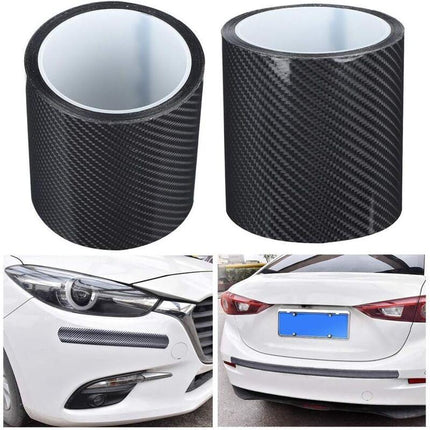 Anti-Scratch Carbon Fiber Strips Carbon Fiber Protective Film Dry Carbon Fiber Detailing Vinyl Wrap Strip Car Door Edge.