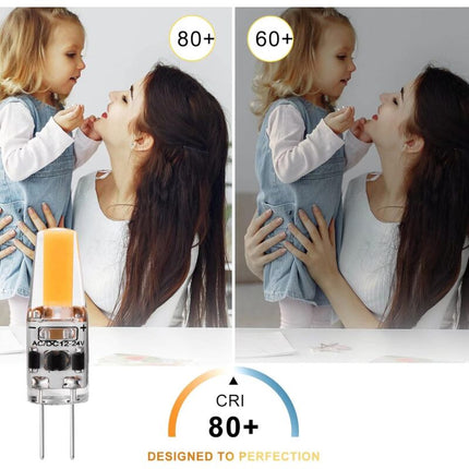 G4 LED 3W 12V Ac/Dc Light Bulbs, G4 3W LED Bulbs Equivalent To 30W Halogen Bulb, 300Lm, Warm White 2700K, Non-Dimmable,.