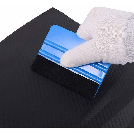 2 pcs Plastic Squeegee For Car Sticker Soft Vinyl Film Tinting Tool Soft Felt Scraper (2 pcs).