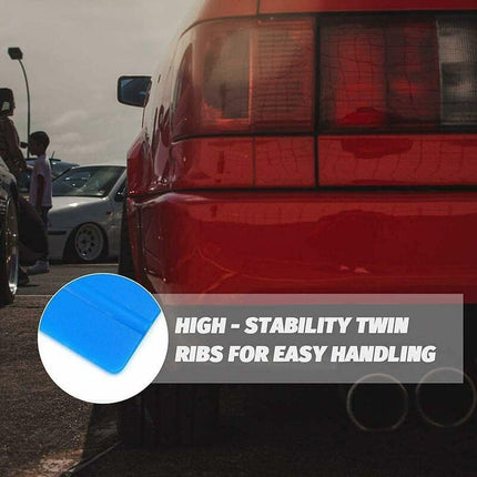 2 pcs Plastic Squeegee For Car Sticker Soft Vinyl Film Tinting Tool Soft Felt Scraper (2 pcs).