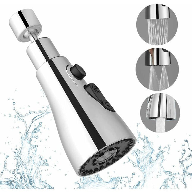 Kitchen Faucet Sprayer 3 Modes - 360 Degrees Kitchen Faucet Nozzle, Faucet Head, Sink Mixer Sprayer, Kitchen Faucet.