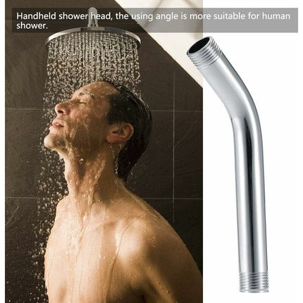 Shower Extension, Stainless Steel Shower Arm Wear-Resistant Rustproof Wall Mounted Handheld Extension Arm Bathroom Hose.