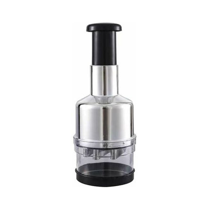 Garlic And Onion Chopper, Stainless Steel Manual Vegetable Chopper, Manual Garlic Press For Ginger, Chili, Salad,.