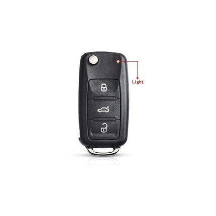 Replacement Folding Car Key Shell Fob For Vw Volkswagen Golf Mk6 T1Guan Polo Passat Cc Seat Skoda Octavia 3 Buttons.