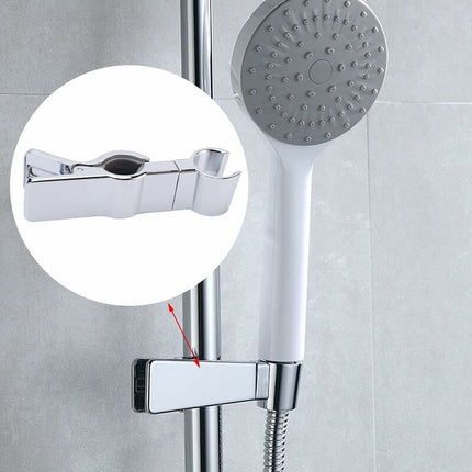 Shower Head Holder For Slide Bar, Universal 22-25Mm Rail Head Bracket Holder For Slide Bar Slider Clamp Bathroom.