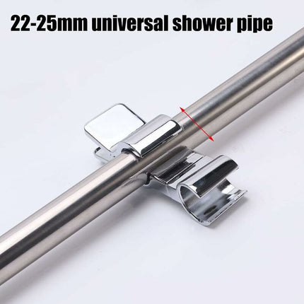 Shower Head Holder For Slide Bar, Universal 22-25Mm Rail Head Bracket Holder For Slide Bar Slider Clamp Bathroom.