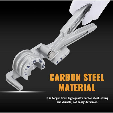 3 In 1 Manual Tube Bender 1/4'' 5/16'' 3/8'' 0-180° Bending Tools For Copper, Brass, Aluminum And Soft Metal.