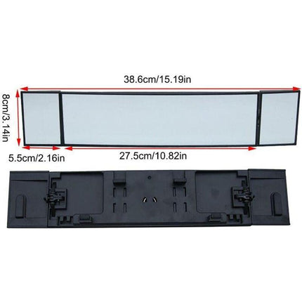 Rearview Mirror, Car Interior Rearview Mirror Wide Angle Car Interior Rearview Mirror Universal Foldable Detachable Car.