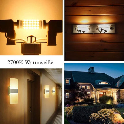 R7S LED 78Mm Dimmable Warm White 2700K 5W J78 LED Lamp 450Lm Replaces 50W Halogen Lamp Illuminant 230V 83 Ra, Pack Of 2.