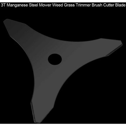 3 Teeth Outdoor Trimmer Head Manganese Steel Brush Blade Lawn Machine Accessories For 25.4Mm Diameter Brush Cutter.