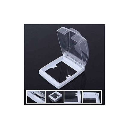 Electrical Outlet Protective Cover, Waterproof Plastic Switch Cover For Wall Light, Doorbell, Flip Cap For Home And.
