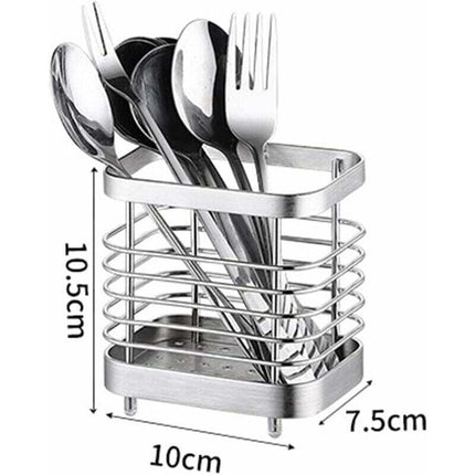 Cutlery Storage Drainer, Basket Holder For Knives, Forks, Spoons, Kitchen Utensils Cutlery Holder Stainless Steel,.