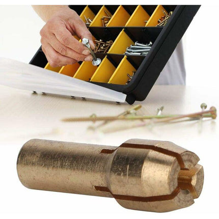 10 pcs Collet Chuck 0.5-3.2Mm Mini Brass Collet Chucks Electric Chucks ROtary Tool Accessories(Tail Diameter 4.3Mm).