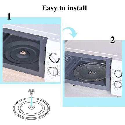 2 pcs Microwave Turntable Coupler Shaft Tray Coupler Bracket For Microwave Turntable ROller Guide Coupling Bracket.