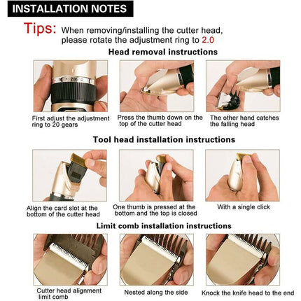 Professional Dog Cat Clipper Animal Clipper Professional Clipper For Dog And Cat Ceramic Blades Rechargeable Wire With.