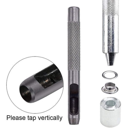 Grommets Eyelets Tools Metal Grommet Kit Eyelet With Tools Eyelet For Canvas Tarpaulin Tent Repair (8Mm).