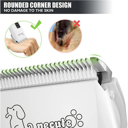 Dog Clipper - Professional 3 Modes Dog And Cat Clipper For Long And Thick Hair, Cordless Rechargeable Electric Clipper.