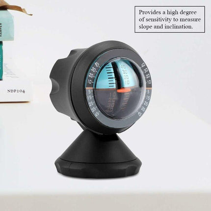 Car Inclinometer - Vehicle Slope Level Indicator Tilt Meters Gauge ROad Safety Instrument.