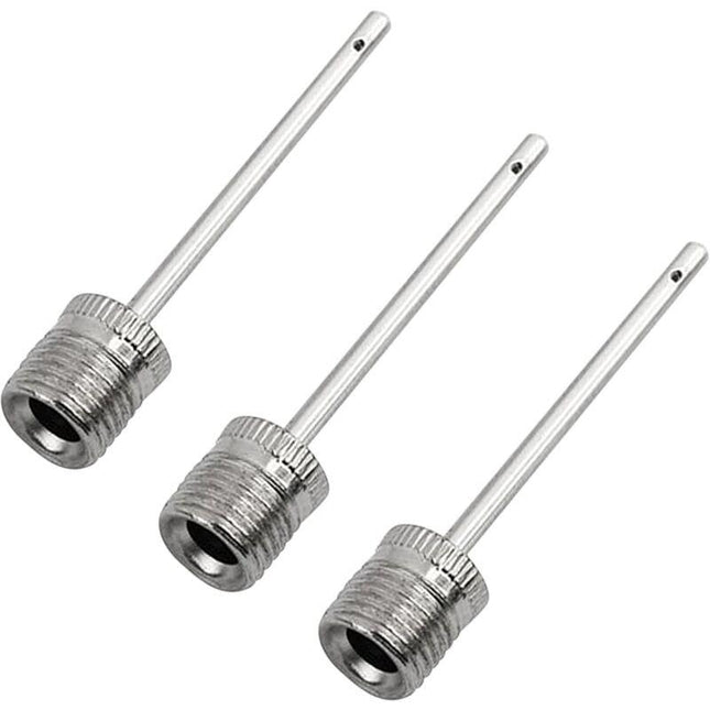 Ball Pump Inflation Needle (3 Pack) - Stainless Steel Air Pump Needles - Ideal For Inflating All Sports Balls.