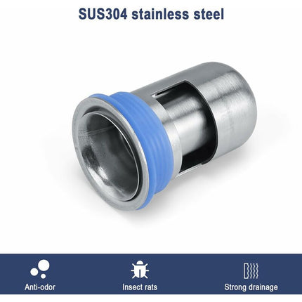 Shower Drain, Anti-Odor Shower Stopper, 304 Stainless Steel Shower Grate, Double Sealed Drain Shower Hair Filter,.