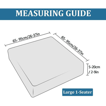Sofa Seat Cushion Covers, Stretch Velvet Sofa Cushion Covers, Replacement Sofa Cushion Covers For Single Cushion (Large.