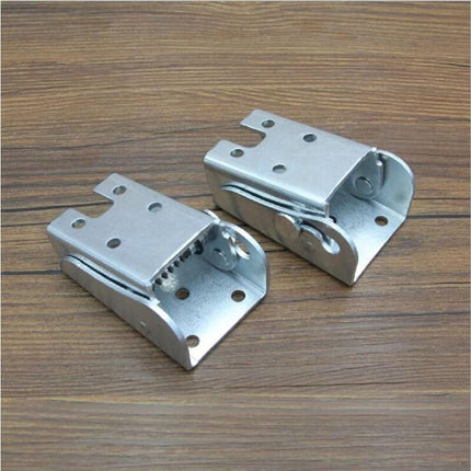 Self-Locking Folding Leg Bracket, Folding Worktop, Folding Kitchen Table (2 Silver).
