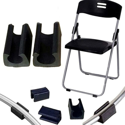32 pcs Chair Leg Caps Tube End Caps Pads Furniture Floor Protectors U Shape Plastic Chair Caps,Chair Leg Caps Silicone.