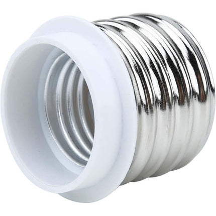 4X Lamp Socket Adapter E40 To E27 In White - 4 pcs Set Reformatting Converters For Lamp Sockets For Incandescent, LED,.
