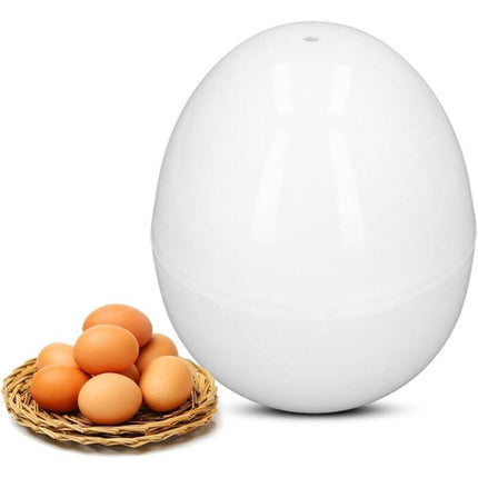 Egg Cooker With 4 Egg Capacity Microwave Hard Boiled Eggs Compact Design Pp Material Egg Steamer For Home Use.