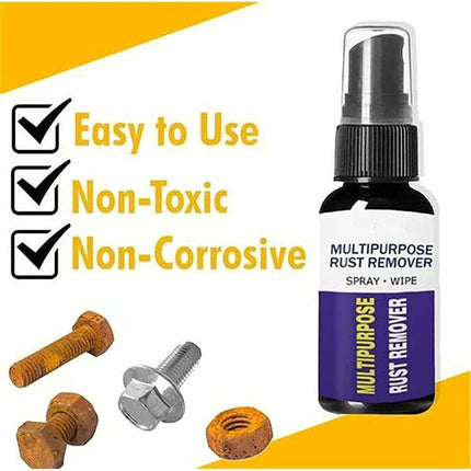 Multi-Purpose Rust Remover Spray For Care, Metal Cleaning, Car Repair, Home Cleaning And Kitchen (30Ml).
