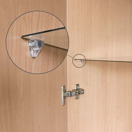 Shelf Cleat 5 Mm – 50 Units With Steel ROd With Plastic Coating – Shelf Cleats - Shelf Cleats - Cleats - Glass Shelf.