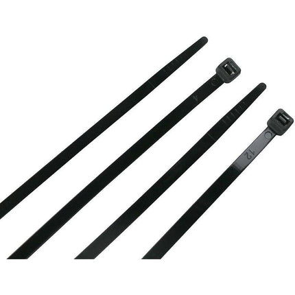 Cable Tie 200 X 2.5 Mm, Cable Tie, Rilsan Nylon Cable Ties, Cable Ties 200 Mm, Black, Pack Of 1000 Pieces..