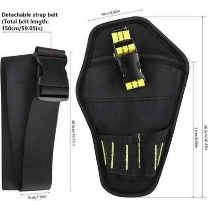 Tool Belt, Tool Holster Belt With Adjustable Belt And Open Loops For Storing Tools And Drill.
