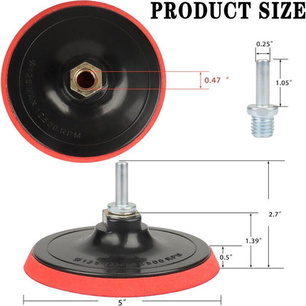5" Hook And Loop Orbital Sander Replacement Pad.