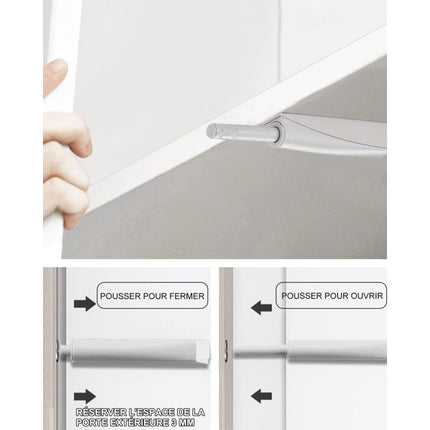 Push To Open DAmper Door Cupboard Jiayi 2 Pieces Magnetic Latch Push Open Push Cupboard Magnetic Closure For Cabinet.