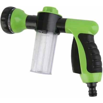 Garden Hose Nozzle With Tank For Soap Or Fertilizer - Jet Wash - Watering Accessory - 8 Watering Modes - Garden Hose.