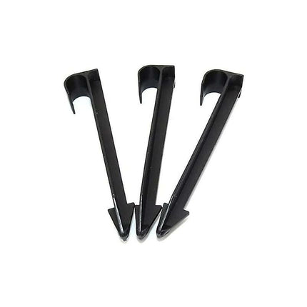 100 pcs Dn16 Tube Pipe Supports C Type Ground Stakes For Pe Pipe Piping Gutter Irrigation Fittings Garden Water.