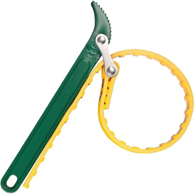 Oil Filter Strap Wrench - 8 Inch Multi-Function Rubber Strap Wrench Bottle Opener Ratchet Wrench Adjustable Tubes Hand.