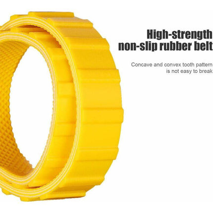 Oil Filter Strap Wrench - 8 Inch Multi-Function Rubber Strap Wrench Bottle Opener Ratchet Wrench Adjustable Tubes Hand.