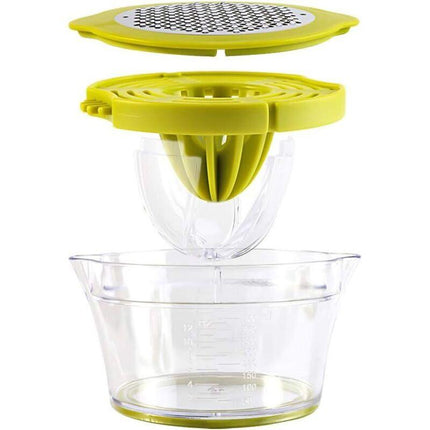 Multifunction Manual Juicer, 4 In 1 Citrus Juicer For Oranges, Lemons, Citrus Fruits, With 2 Reamers, Engraved.
