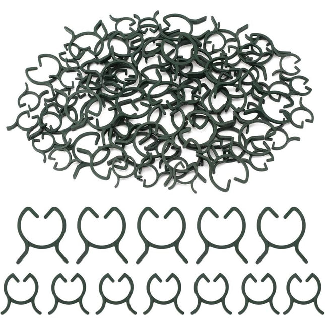200 pcs Plant Support Clips,Plastic Plant Clips,Climbing Plant Fixing Clips,Garden Clips,For.
