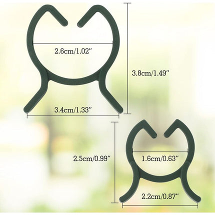 200 pcs Plant Support Clips,Plastic Plant Clips,Climbing Plant Fixing Clips,Garden Clips,For.