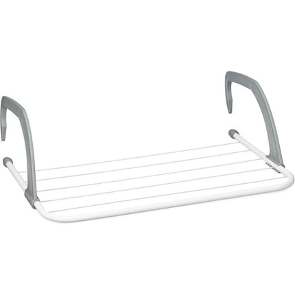 Clothes Dryer - Hanging Clothes Airer For Radiator And Balcony, Small Size, Large 3M Drying Capacity, White, 50Cm Length.