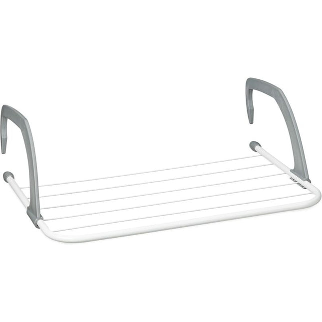 Clothes Dryer - Hanging Clothes Airer For Radiator And Balcony, Small Size, Large 3M Drying Capacity, White, 50Cm Length.