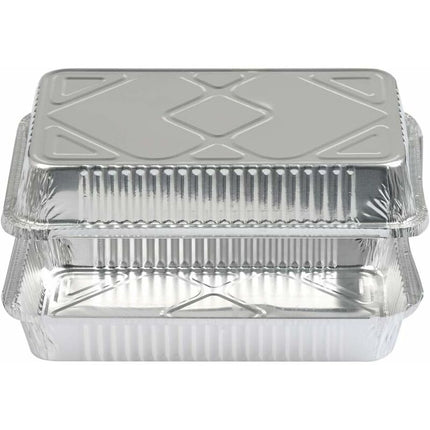 25 pcs Aluminum Foil Trays Barbecue Accessory For Cooking, ROasting, Baking, Freezing And Storing Large Aluminum Foil.