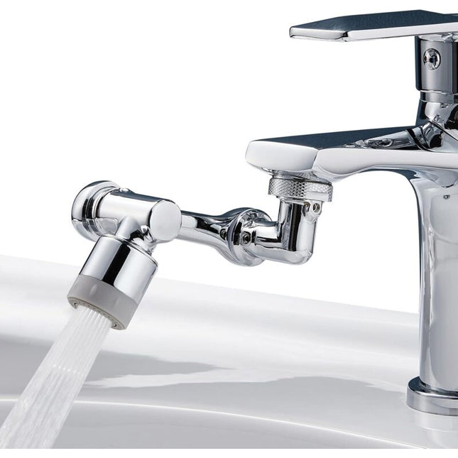 Multifunctional ROtatable Faucet Extension, 1080° Brass Faucet Extension, Water Saving Faucet Adapter, Adjustable.